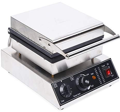 4 Gitter Elektrisch Waffeleisen YUNRUX Doppelwaffeleisen mit Überlaufrille Donutmaker Kommerzielle Donutmaschine Donat Maker Antihaft Cakepop-Maker Muffin &Cupcake Maker für Party Cafe Tea Shop Etc
