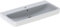 Geberit Renova Plan, Aufsatz-Waschtisch, 100x48 cm, 1 Hahnloch, mit Überlauf, 501729, 501.729.00.8, Farbe: Weiß