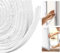 AFAXINRIE Burlete de ventana, cinta adhesiva para burlete de aire, 10 m de largo x 9 mm de ancho x 9 mm de alto, para puertas correderas, ventanas, color blanco