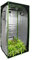 Fiqops Growzelt, 600D Oxford 80x80x180cm Grow Tent, Grow Box mit Beobachtungsfenster Lichtdicht und Wasserdicht Growschrank, Luftig Gewächshaus Growroom für Homegrowing, Indoor-Anbau