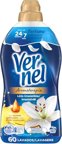 Vernel Suavizante Concentrado para la Ropa, Jazmín y Lirio , líquido, 1080ml