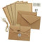 Lurrose 2 Sätze Einsteckseiten Verpackungsumschläge Geschäftsversandumschläge Kraftumschläge Briefpapier Und Umschläge Mini Kartenumschläge Farbige Umschläge