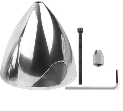 Spinner aus Aluminiumlegierung für RC-Modellflugzeuge, verbesserte Flugleistung, mehrere Größen, einfache Installation (95 mm)