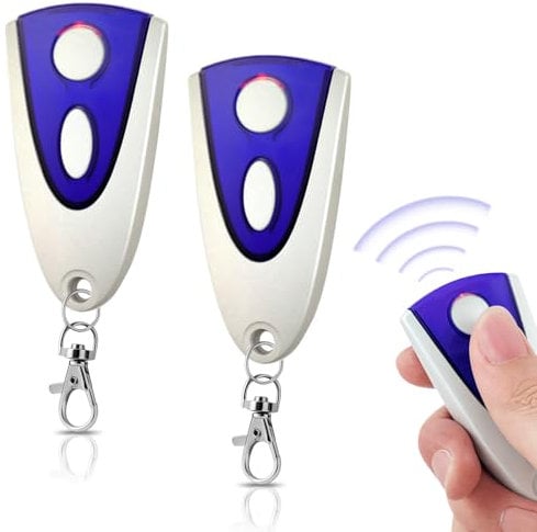 Telecommande Garage Lot de 2 Telecommande Porte de Garage Compatibles pour Novoferm Modèles Novotron 502 MAX43-2, 512 MIX43-2, Novoferm MNHS433-02, MNHS433-04, Fréquence 433,92 MHz