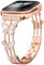 fitonyo Bracelets en diamant compatibles avec l'Apple Watch Series 10/9/8/7/6/5/4/3/2/1/SE, bracelets en métal pour 38/40/41/42mm Or rose