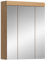 xonox.home Bad Scout X06N3725 Spiegelschrank Spiegel Medizinschrank in Salbei und Artisan Eiche Nachbildung, ca. B/H/T: 60x79x18 cm