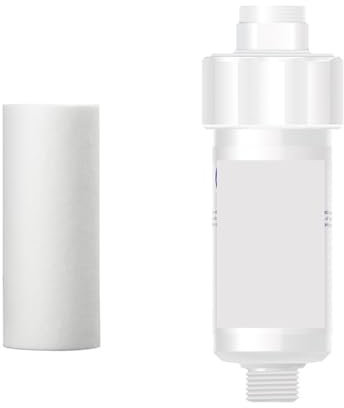 TIEOAXFT Faucet Water Filter for Sink, Small Water Purifier For Shower Washing Machine 1-stage Iron Sand Removal With PP Cotton Filter(Washing machine 1Set)