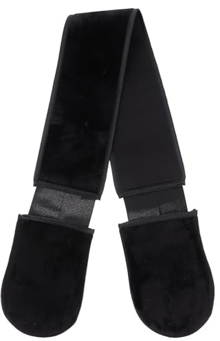 PACKOVE Badebürstenhandtuch mit Peelingfunktion Schwarz für Körperpeeling und Badewannenmassage Atmungsaktiv und Feuchtigkeitsabsorbierend