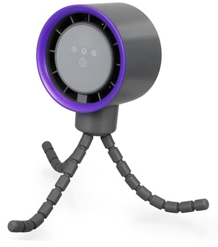 Mini Ventilador para Cochecito, Ventilador de Mano Giratorio con Clip Abs