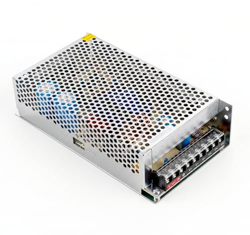Transformador de Potencia 5V 40A 200W Fuente Alimentacion Transformador Interruptor AC 110V / 220V to DC 5V 40A 200W Transformador de Voltaje, para Tira de LED, luces LED
