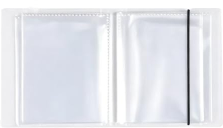 Photo Album with Sleeves Penny Sleeves A6 Display Book Polaroid Photo Album Standard Size Card Toploaders Perfect fit Sleeves Compatible with MTG,Baseball Cards, and Various Collectible Trading Cards