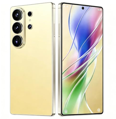 MTGud 4G Smartphone, 6.6 Écran HD, 4GB+32GB Extensible à 256GB, Caméra 13MP+21MP, Android 12, Déverrouillage Facial/WiFi/GPS/OTG USB/Stylet intégré (Golden)