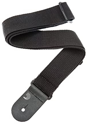 D'Addario 50MM Cotton Strap Blk (50CT00)