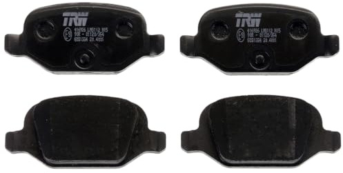 TRW GDB1384 Bremsbelag | Kompatibel mit: ABARTH 500 / 595 / 695, 500C / 595C / 695C, FIAT 500, 500 C, PANDA, PUNTO, LANCIA MUSA, YPSILON