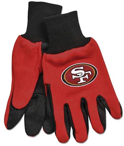 WinCraft NFL San Francisco 49ers Zweifarbige Jugend-Handschuhe, Einheitsgröße, Teamfarbe