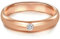 Trilani Ring Sterling Silber rosevergoldet Zirkonia weiß