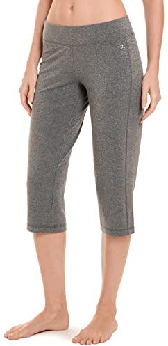 Danskin Women's Sleek Fit Yoga Crop Pant