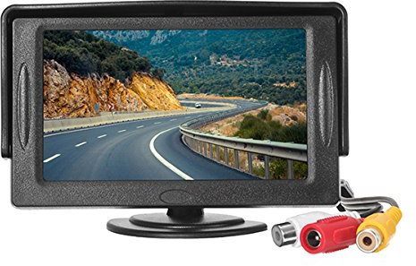 C-FUNN 4,3 Zoll Tft LCD Hd Digital Monitor Farbdisplay Für Auto Rückfahrkamera