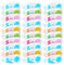 Gudotra 30 Pcs Blanco Correcteur 5m x 5mm Souris Correcteur Blanc avec Capuchon Blanco Souris Correcteur pour Fournitures Scolaires École Bureau