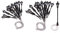 Perfeclan 40x Modellbahn Antike Lampe Garden Street Light HO OO TT Maßstab 1/100 1/75
