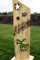 Holz Deko Schild geflammt Herzlich Willkommen Wintermotiv NR22 Elch Winterzeit Türschild