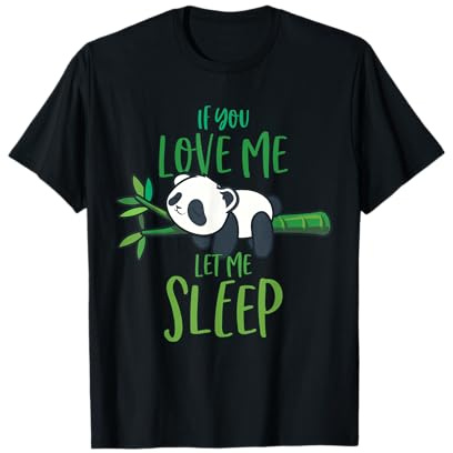 Panda Shirt Herren Damen Kinder Pandabär Liebhaber T-Shirt