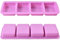ionEgg Quadratische Silikon-Backform, 3D-Silikonform zum Backen von Mousse-Kuchen, Dessert, 2 Stück