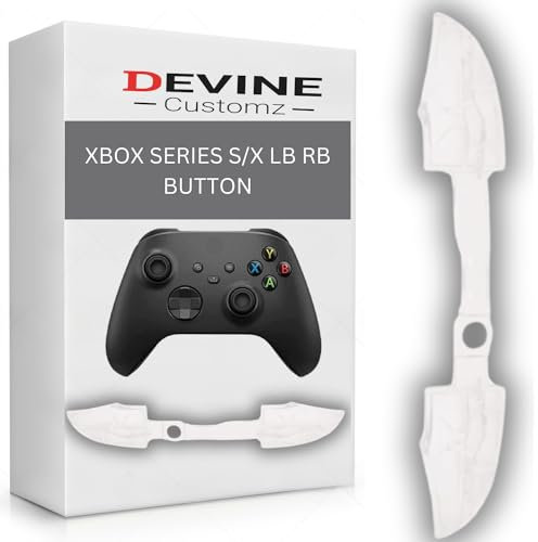 DevineCustomz Xbox Series S X Controller Lb Rb Bumper Button Home Guide Surround Top Buttons links rechts – transparent