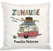 Geschenke 24 Kissen Camping personalisiert Zuhause ist (Wohnwagen): Kissenbezug 40x40, Dekokissen mit Füllung, Sofakissen - Geburtstagsgeschenk, Camping