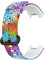 Cinturino sportivo per smartwatch Xiaomi Redmi Watch 2/Watch 2 Lite stampato cinturino di ricambio, cinturino in silicone, Multicolore
