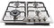 Frederimo PS-603T Einbau Gaskochfeld Edelstahl 4 Kochplatten Propan-/ Erdgas
