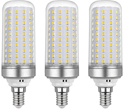 E14 Maiskolben LED Glühbirne 20W, AC175-265V, 2200LM Neutralweiß 4000K, Nicht Dimmbar, Entspricht 200W Glühlampe, E14 LED Mais Birnen für Wandlampe, Stehlampe, Kronleuchter, 3 Stück