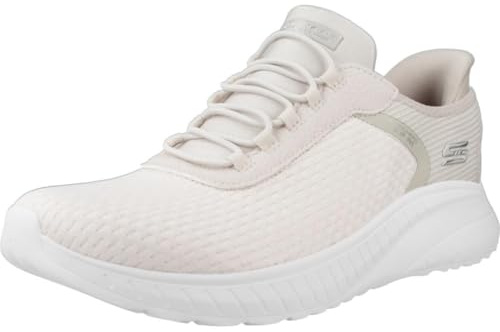 Skechers Damen Bobs Squad Chaos In Color Trainers, Off White Mesh, 42 EU