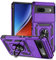 XINYEXIN Case for Google Pixel 8 Pro with Sliding Camera Cover Ring Holder Magnetic Kickstand Shockproof Heavy Duty Protective Outdoor Armor Case - Purple