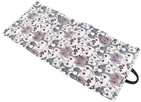 TOPINCN Stift-Vorhang-Bleistiftbeutel, Farbige Mine, 36-Loch-Canvas-Etui-Halter, Rollenwickel-Organizer, Farbstift-Stiftetui, Oxford-Stoff, Canva-Stift-Vorhang-Stiftbeutel,