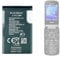 Aousavo BL-4C Replacement Battery Compatible with Brondi Amico President BIGFP800AA