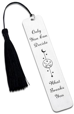 XPENMULBOJA Acotar Lesezeichen für Damen und Herren, inspirierendes Geschenk, spirituelles Lesezeichen, Weihnachten, Geburtstag, Geschenke für beste Freundin, Buchliebhaber, Geschenke für Buchnerd,