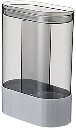 Dispensador De Vasos De Papel Portavasos Dispensador Automático De Vasos Dispensador De Agua Vaso De Agua Portavasos De Plástico Estante De Colocación Sin Perforaciones (Color : Grey, Size : One Siz