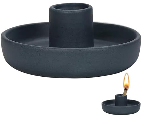 Tazón para Sahumerios, Porta Incienso de Cerámica 3 en 1 Porta Salvia Quemador de Incienso Plato para Sahumerios Porta Velas Kit de Limpieza Espiritual para Meditación Sala de Yoga, Azul