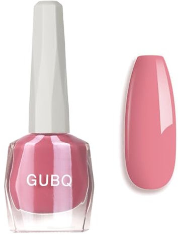 Pink Nail Polish - Dusty Pink Nail Varnish - Quick Dry Nail Varnish - Long Lasting & Chip Resistant Nail Polish - No Need Cure DIY Home Manicure