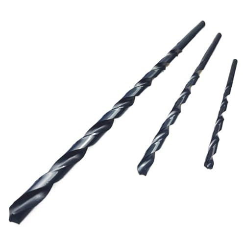 Herramientas 6 mm-16 mm x 500 mm OAL HSS M2 Brocas helicoidales largas de óxido negro for trabajar metales, acero de aleación y hierro fundido, 1 pieza(16mm 1pc)