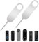 YQQYG 2PCS Doorbell Key Tool, Ring Doorbell Tool, Doorbell Opening Pin Tool, Remove Doorbell Mount and Battery Replacement Pin Security Key Compatible with Nest, Google Nest and Eufy