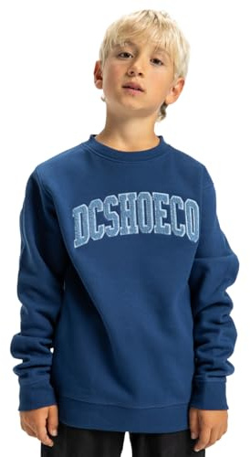 Dcshoes Pullover Sweatshirt VARSITY CREW Boy's Blue 10/S