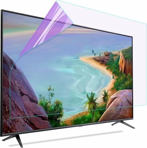 GZYHDC Mat Anti Reflet Protecteur écran de télévision, Film filtrant Anti-éblouissement de 50 à 65 Pouces, Anti-lumière Bleue, pour LCD, LED, 4k OLED et QLED HDTV / 65in 1429x804mm