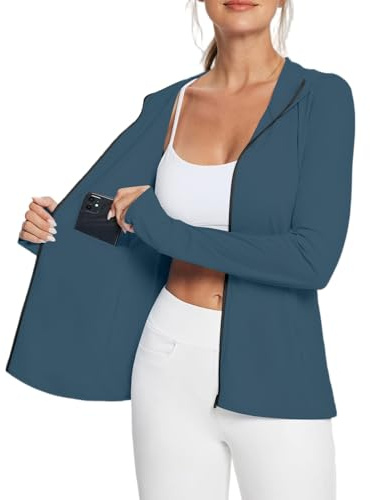 Generisch Sportjacke Damen Sweatjacke Sommer Frühlingsjacke Outdoor Jacke Fleecejacken für Wanderjacke Weste Sport Zip Off Hose Sommerjacke Uv Schutzkleidung Leichte Sonnenschutzoberteile Schnorchel