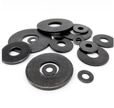 SynapSYA Rondelles Plates Rondelles Plates Extra Larges de Grande Taille, 2/5/10/20/25 pièces, M3 M4 M5 M6 M8 M10 M12 M14 M16(5pcs M12x37x3.0mm)