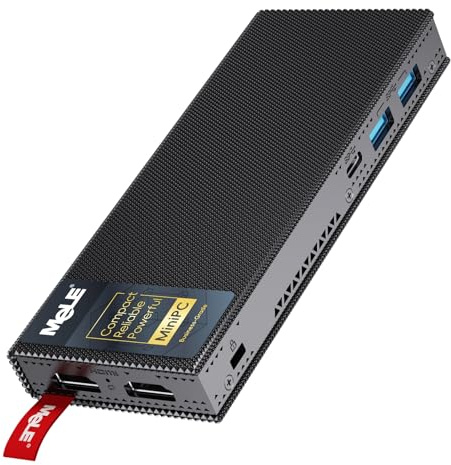 MeLE PCG02 Pro Fanless PC Stick, N5100 8GB 128GB, Dual HDMI, Gigabit | N5100 up to 2.8GHz, 8GB RAM, 128GB storage, dual HDMI 4K, gigabit ethernet, Wi-Fi 5, BT5.1, auto power-on, IoT