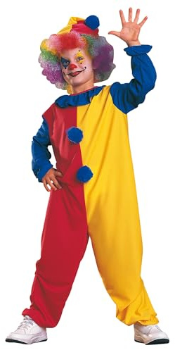 Rubies Official Clown Costume, Kids Fancy Dress, Size 7-8 Years Halloween