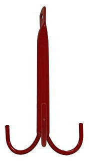 Stubbs Unisex's Red Three Prong Tack Hook, Regular