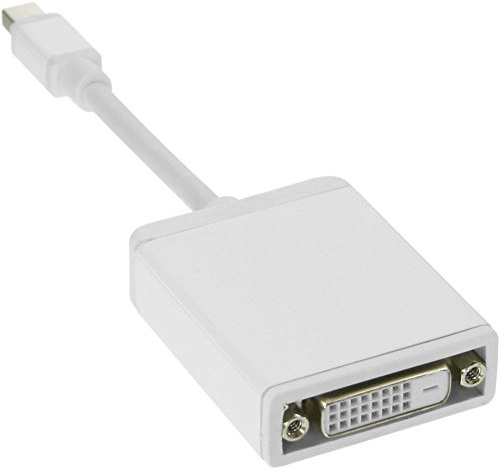 InLine® Mini Display Port HDMI to DVI-D 24 + 1 White Aluminium Adapter - 17194I